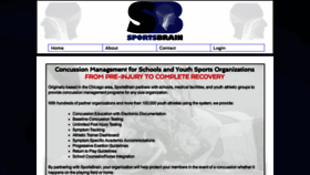 What Sportsbrain.com website looked like in 2022 (1 year ago)