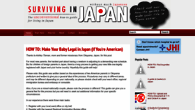 What Survivingnjapan.com website looked like in 2022 (1 year ago)