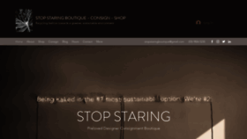 What Stopstaringboutique.com website looked like in 2022 (1 year ago)
