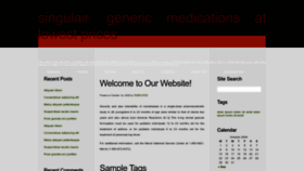 What Singulair.life website looked like in 2022 (1 year ago)