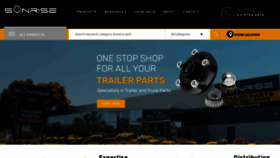What Sunrisetrailerparts.com.au website looked like in 2023 (1 year ago)