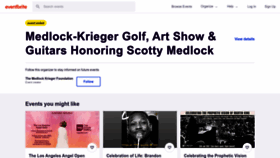 What Scottmedlockgolf.com website looked like in 2023 (1 year ago)