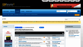 What Sqaforums.com website looked like in 2023 (1 year ago)