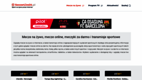 What Soccer-live.pl website looked like in 2023 (1 year ago)