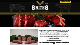 What Smithsdeerprocessing.com website looked like in 2023 (1 year ago)