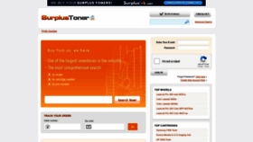What Surplustoner.com website looked like in 2023 (1 year ago)