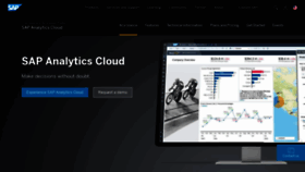What Sapanalytics.cloud website looked like in 2023 (1 year ago)