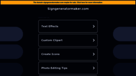 What Signgeneratormaker.com website looked like in 2023 (1 year ago)