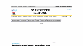 What Salzgitter-zeitung.de website looked like in 2023 (1 year ago)