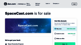 What Spacecast.com website looked like in 2023 (1 year ago)