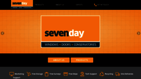 What Sevenday.co.uk website looked like in 2023 (1 year ago)