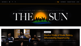What Suncommunitynews.com website looked like in 2023 (1 year ago)