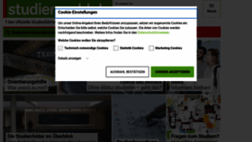 What Studienwahl.de website looked like in 2023 (1 year ago)