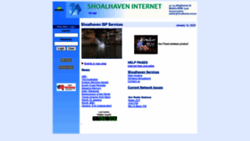 What Shoalhaven.net.au website looked like in 2023 (1 year ago)