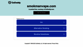 What Smokmanvape.com website looked like in 2023 (1 year ago)