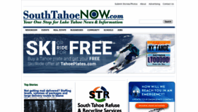 What Southtahoenow.com website looked like in 2023 (1 year ago)