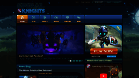 What Spiralknights.com website looked like in 2023 (1 year ago)