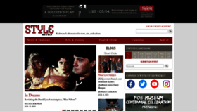 What Styleweekly.com website looked like in 2023 (1 year ago)