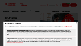 What Santanderconsumer.pl website looked like in 2023 (1 year ago)