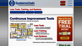 What Systems2win.com website looked like in 2023 (1 year ago)