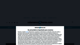 What Salamanca24horas.com website looked like in 2023 (3 years ago)