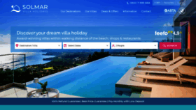 What Solmarvillas.com website looked like in 2023 (1 year ago)