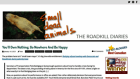 What Smalldeadanimals.com website looked like in 2023 (1 year ago)