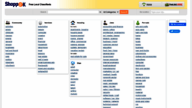 What Shoppok.com website looked like in 2023 (3 years ago)