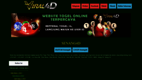 What Senang4d.nl website looked like in 2023 (1 year ago)