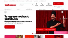 What Scotiabank.com.mx website looked like in 2023 (1 year ago)
