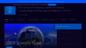 What Sgem.org website looked like in 2023 (1 year ago)