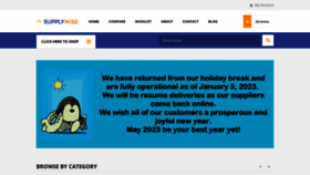 What Supplywise.co.za website looked like in 2023 (1 year ago)