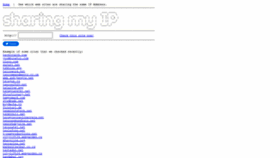 What Sharingmyip.com website looked like in 2023 (2 years ago)