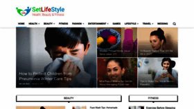What Setlifestyle.in website looked like in 2023 (1 year ago)