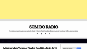 What Somdoradio.com website looked like in 2023 (1 year ago)