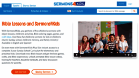 What Sermons4kids.com website looked like in 2023 (1 year ago)