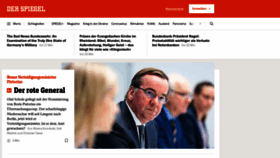 What Spiegel.de website looked like in 2023 (1 year ago)
