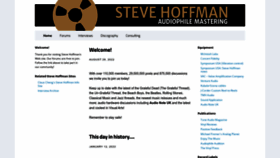 What Stevehoffman.tv website looked like in 2023 (1 year ago)