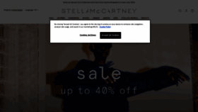 What Stellamccartney.com website looked like in 2023 (1 year ago)