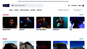 What Stubhub.com website looked like in 2023 (2 years ago)