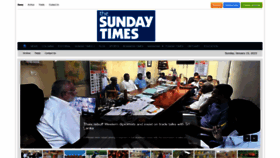 What Sundaytimes.lk website looked like in 2023 (1 year ago)