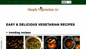 What Simplyvegetarian777.com website looked like in 2023 (1 year ago)