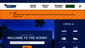 What Scdmvonline.com website looked like in 2023 (1 year ago)