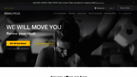 What Soul-cycle.com website looked like in 2023 (1 year ago)