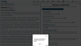 What Stepbible.org website looked like in 2023 (3 years ago)