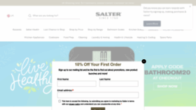 What Salter.com website looked like in 2023 (1 year ago)
