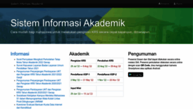 What Sia.unram.ac.id website looked like in 2023 (1 year ago)