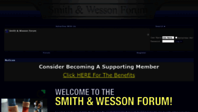What Smith-wessonforum.com website looked like in 2023 (1 year ago)