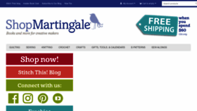 What Shopmartingale.com website looked like in 2023 (1 year ago)