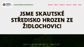 What Strediskohrozen.cz website looked like in 2023 (1 year ago)